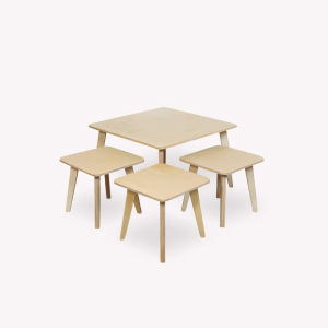 گل میز چوبی