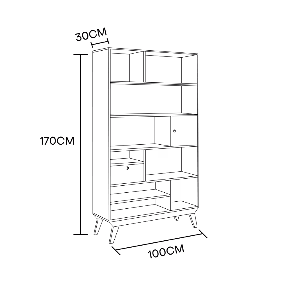 کتابخانه چوبی