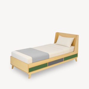 خرید تخت خواب یک نفره چوبی