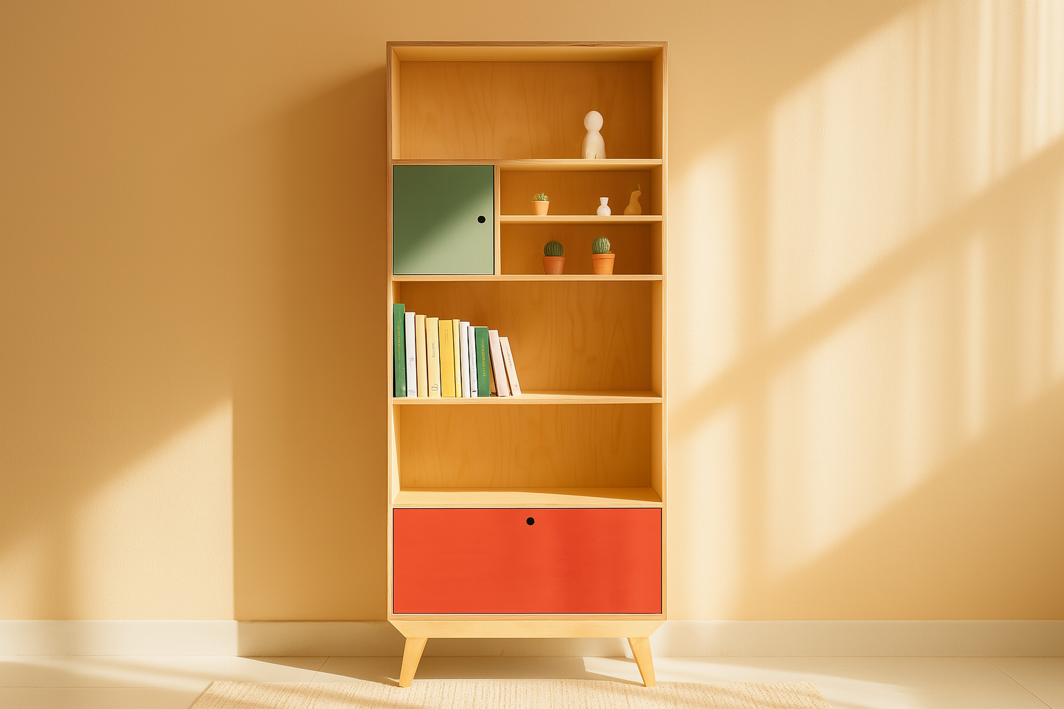 کتابخانه چوبی