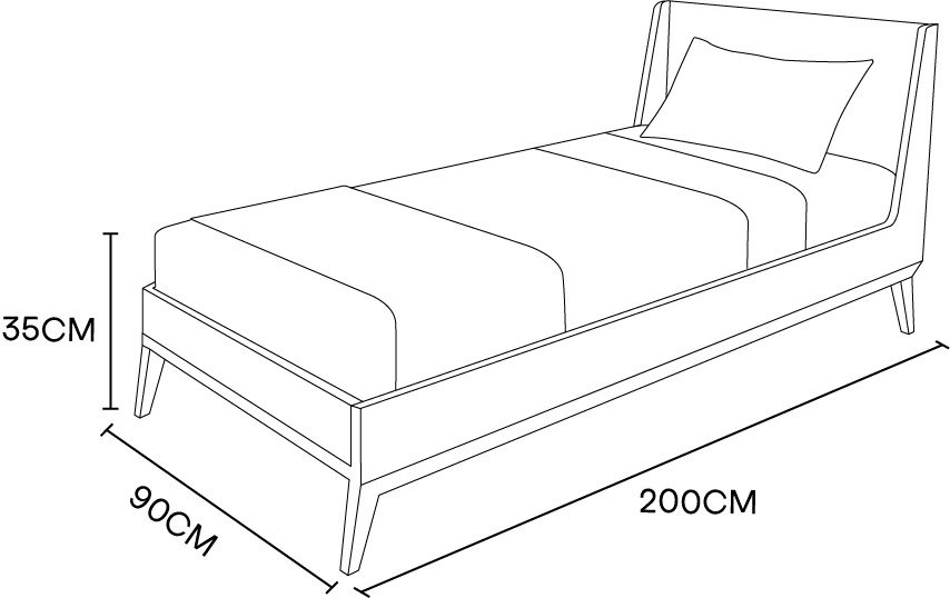 تخت خواب چوبی