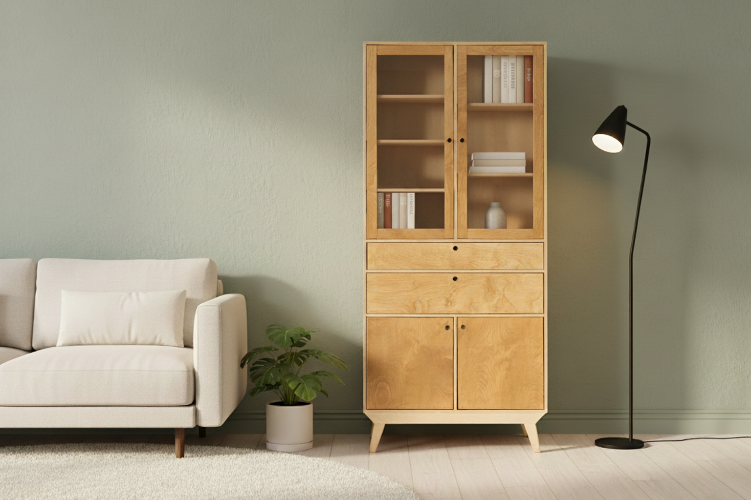 خرید بوفه چوبی