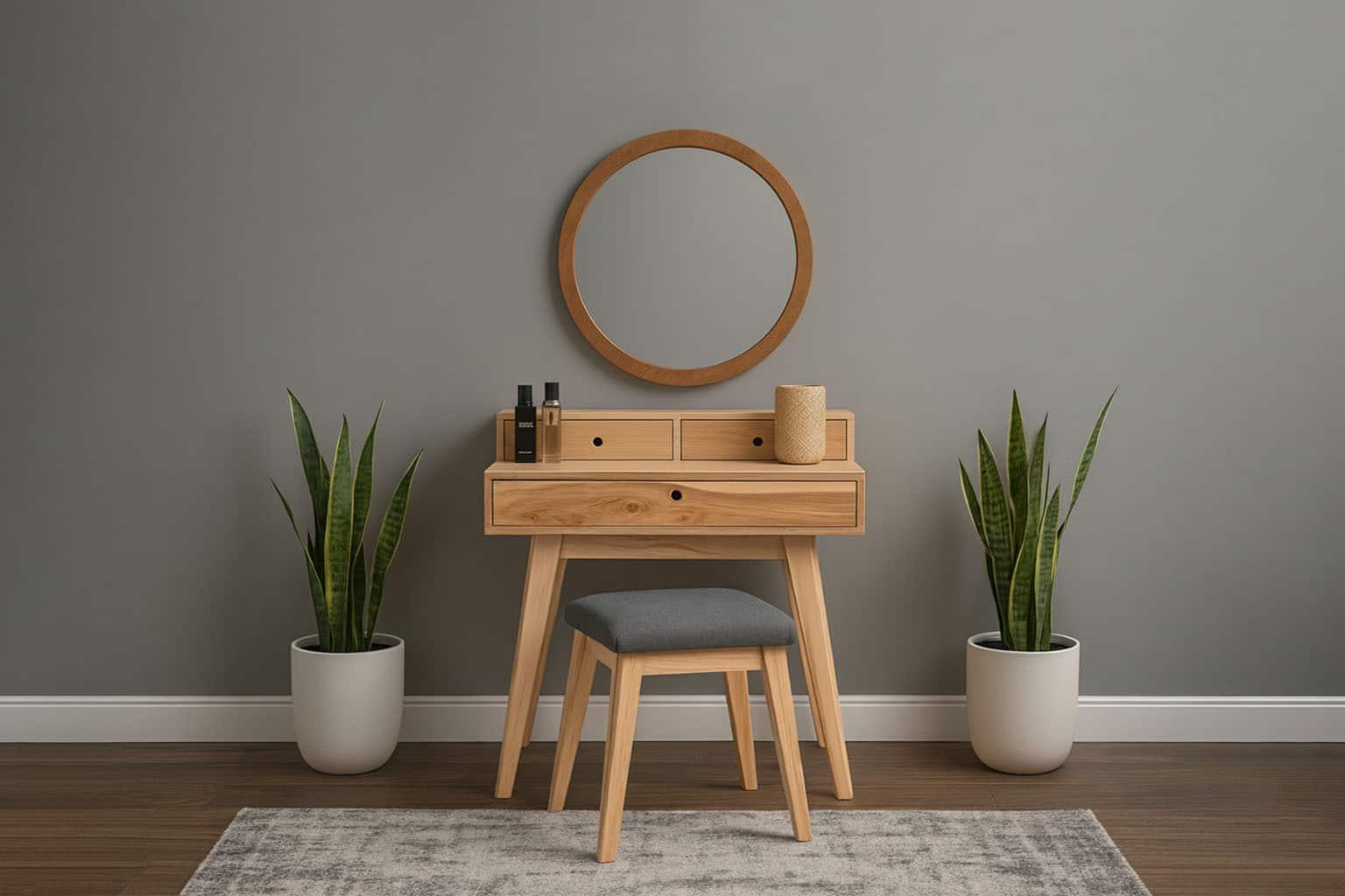 خرید میز آرایش چوبی