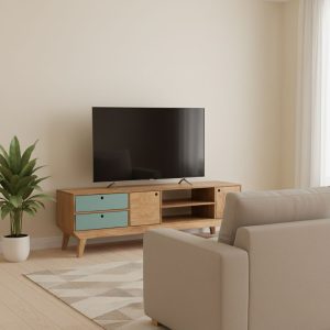 AW-HVN-TV-DBS-T3-WN-EFGN-LI(2) میز تلویزیون مینیمال