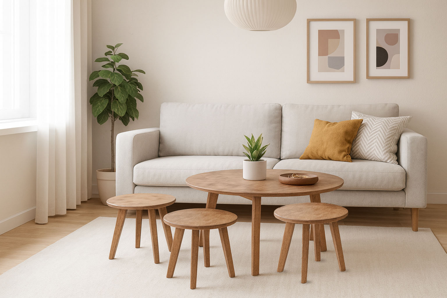 خرید میز جلو مبلی چوبی