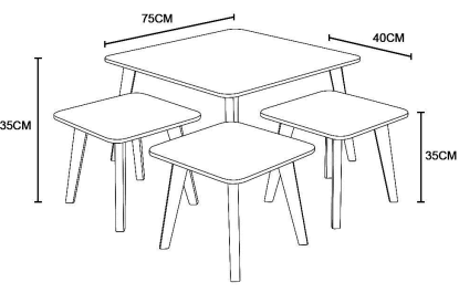 میز جلو مبلی