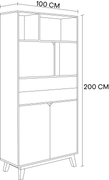 بوفه چوبی
